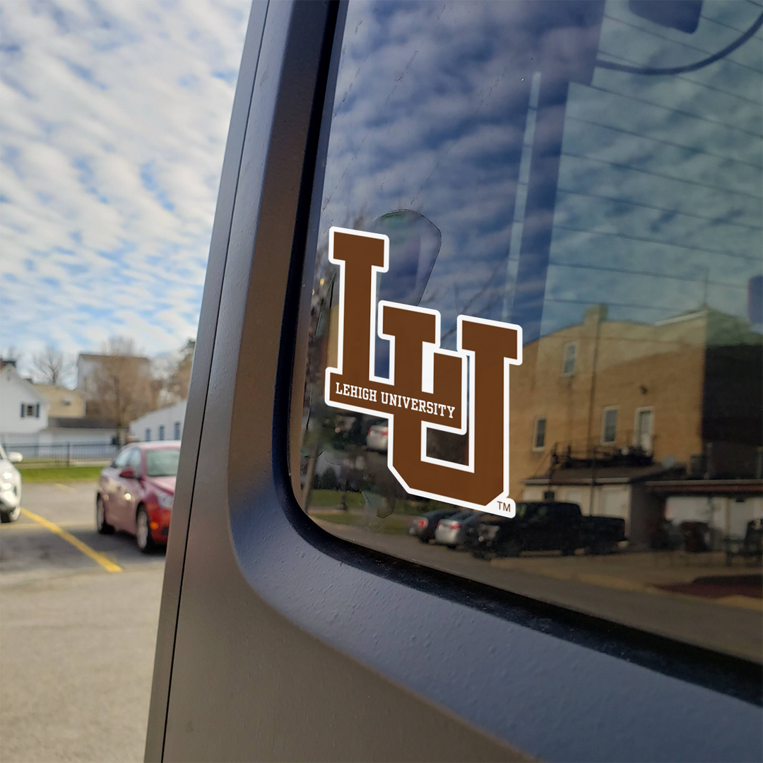 Lehigh University Interlocking LU Logo Car Decal Bumper Sticker