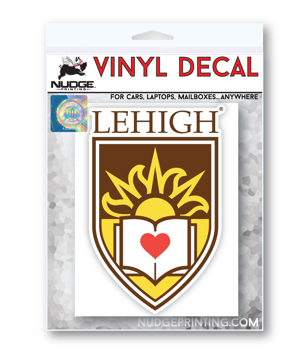 Lehigh University Academic Seal Logo Car Decal Bumper Sticker