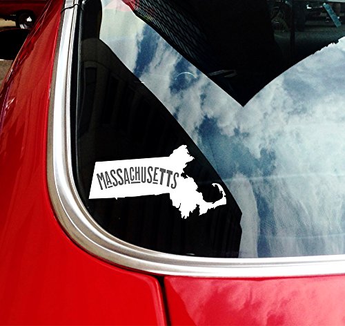 State of Massachusetts Car Decal - Nudge Printing