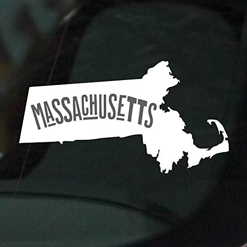 State of Massachusetts Car Decal - Nudge Printing