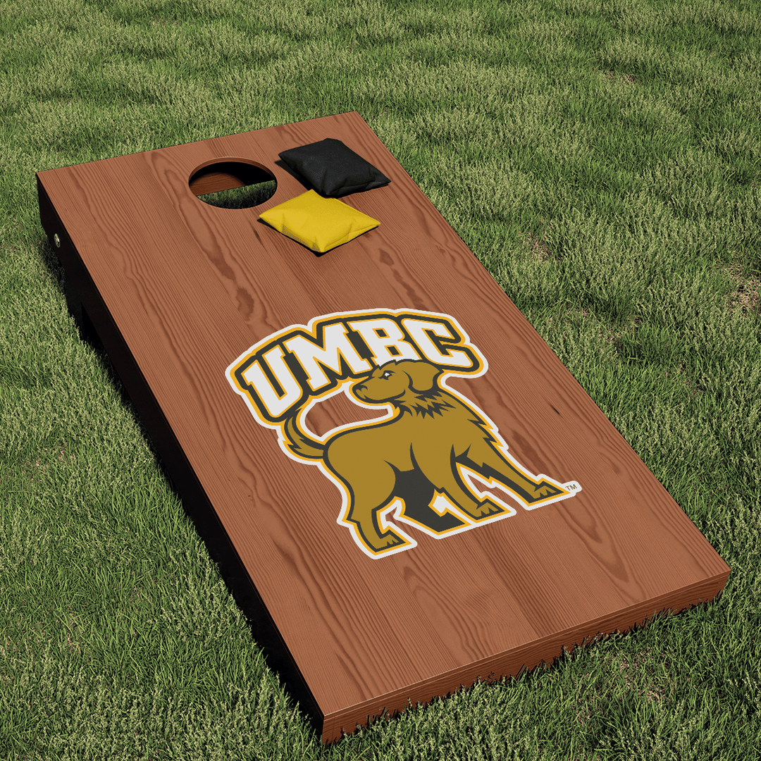 UMBC Full Retriever Combo Logo Cornhole Decal