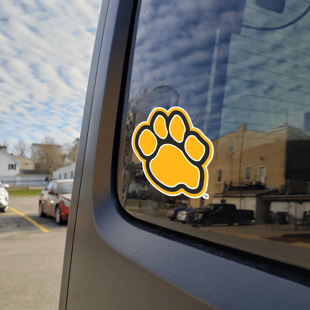 UMBC Retrievers Paw Logo Car Decal Bumper Sticker