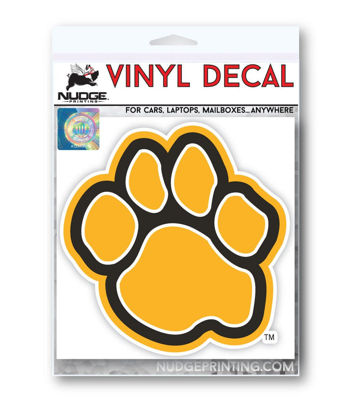 UMBC Retrievers Paw Logo Car Decal Bumper Sticker