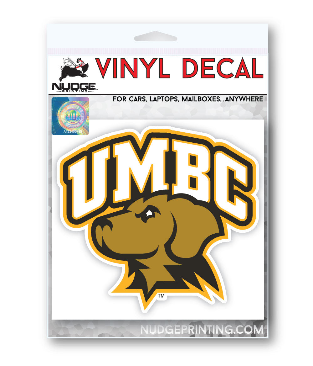 UMBC Retrievers Primary Logo Car Decal Bumper Sticker