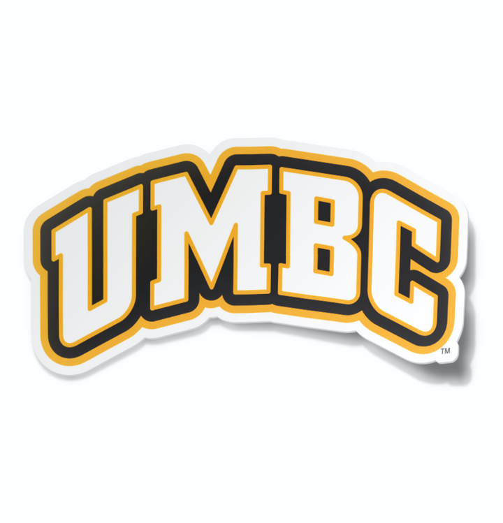 UMBC Retrievers Block UMBC Car Decal