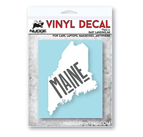 State of Maine Car Decal - Nudge Printing
