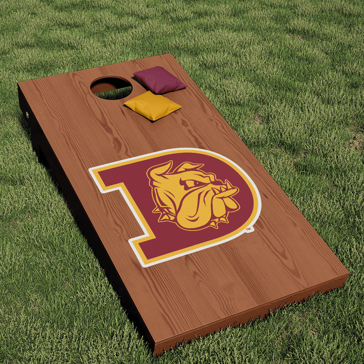 Minnesota Duluth Block D Logo Cornhole Decal - Nudge Printing