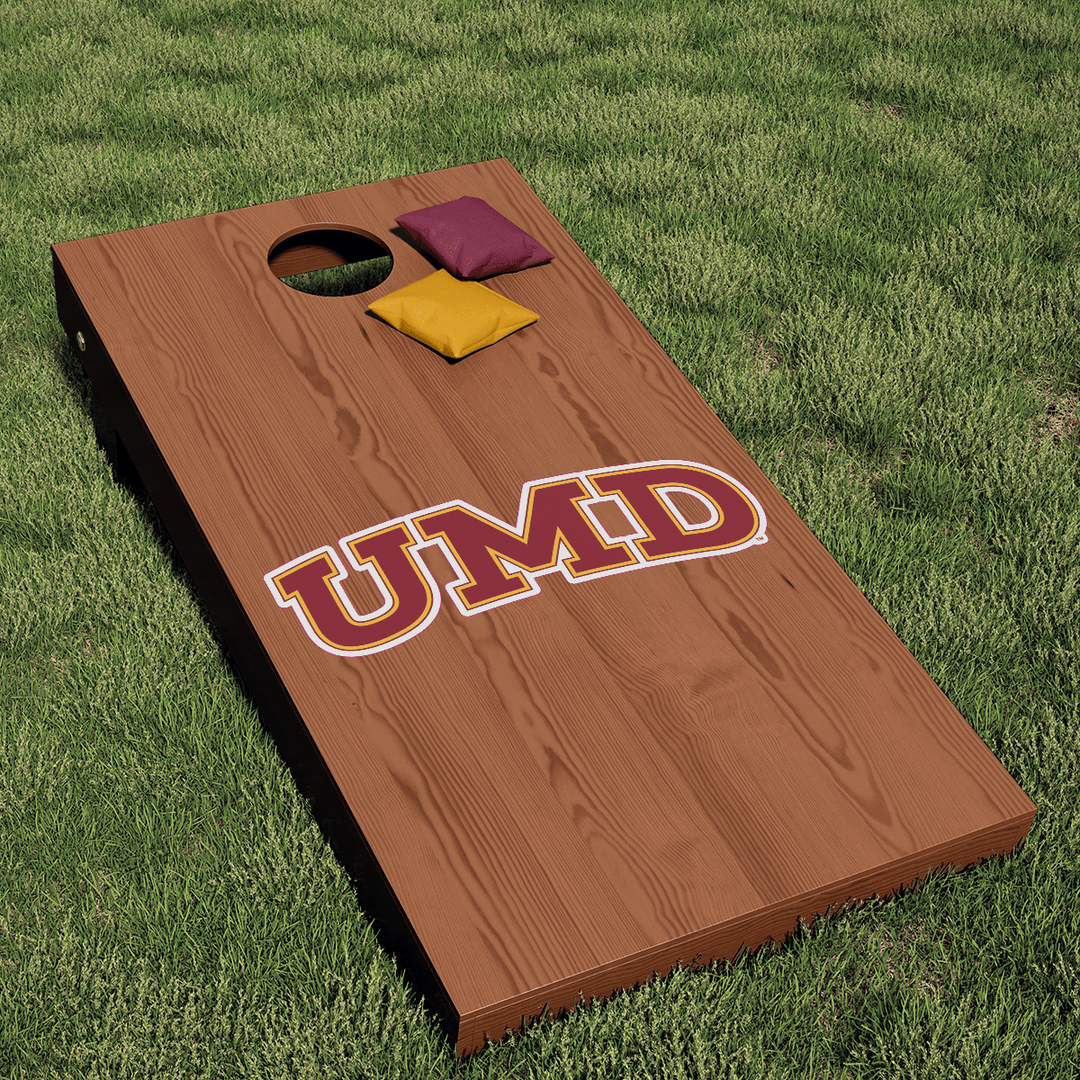 Minnesota Duluth Block UMD Logo Cornhole Decal