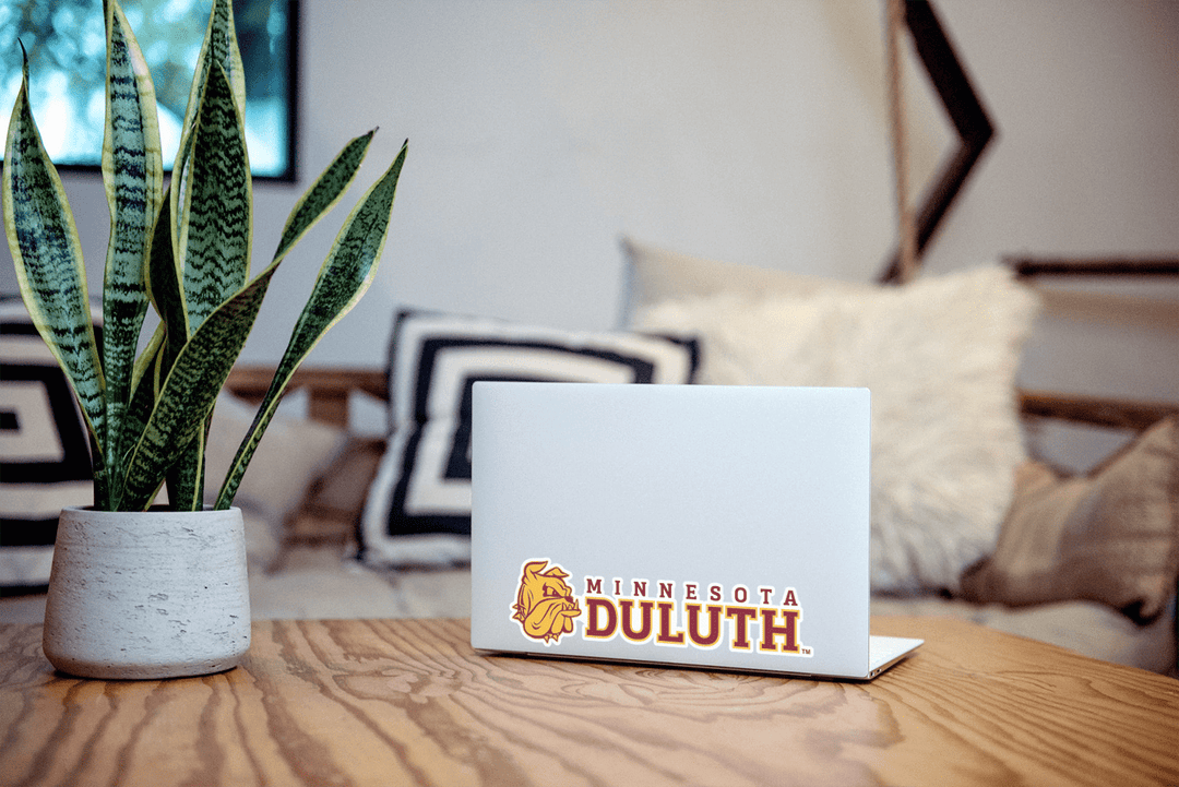 Minnesota-Duluth Full Wordmark Logo Car Decal Bumper Sticker