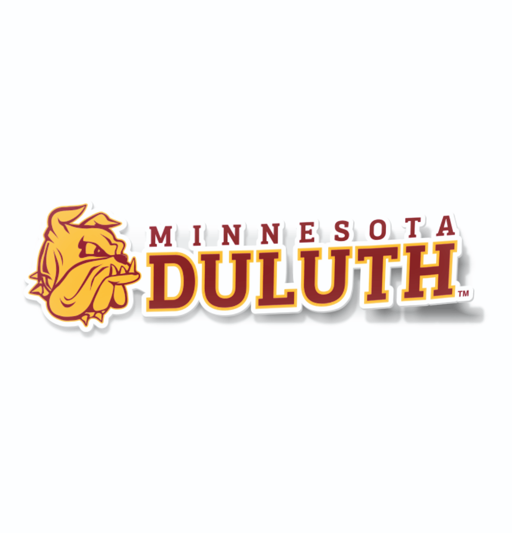 Minnesota-Duluth Full Wordmark Logo Car Decal Bumper Sticker