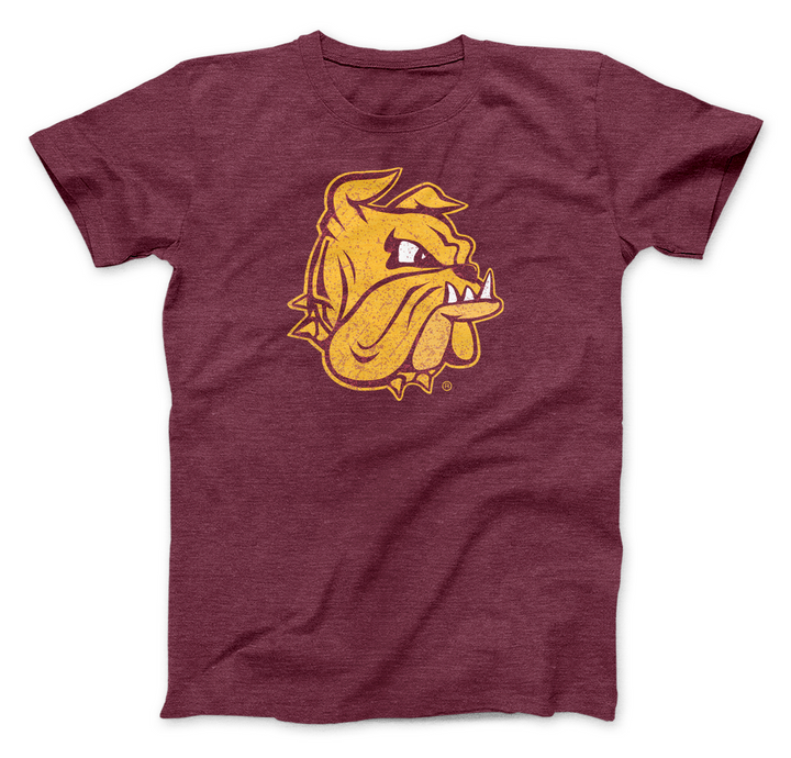 Minnesota Duluth Champ the Bulldog Maroon T-shirt