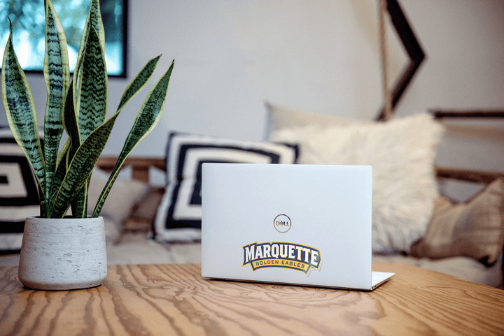 Marquette University Wordmark Logo Car Decal - Nudge Printing