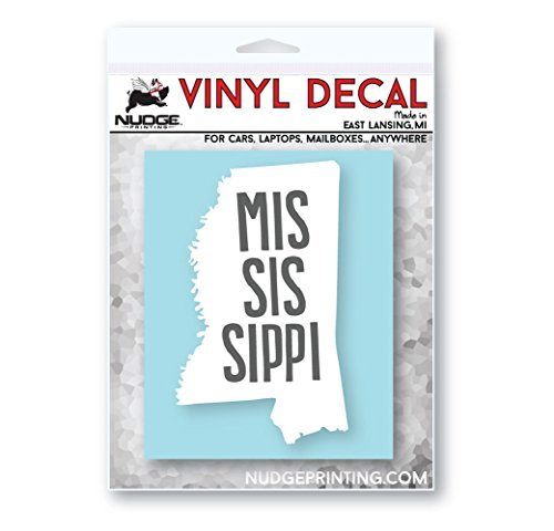 State of Mississippi Car Decal - Nudge Printing