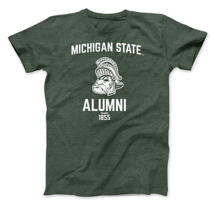 Michigan State Classic Alumni Founded in 1855 T-Shirt with Gruff Sparty