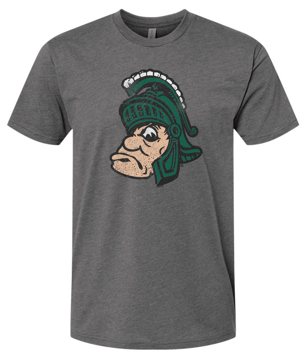 Vintage Michigan State T Shirt with Gruff Sparty