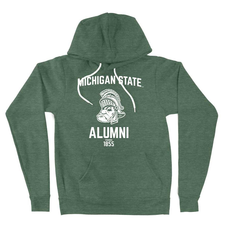 Green Michigan State Gruff Sparty Alumni Sweatshirt