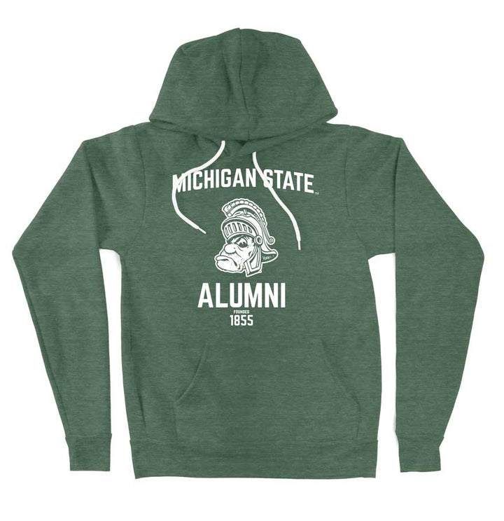 Green Michigan State Gruff Sparty Alumni Sweatshirt