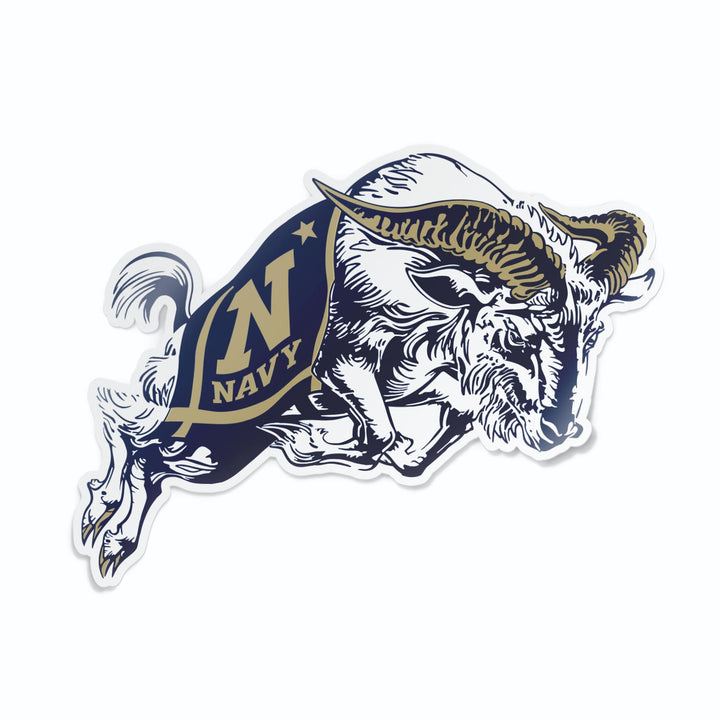 US Naval Academy Goat Logo Car Decal - Nudge Printing