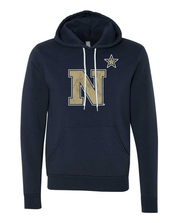 US Naval Academy Primary N* Logo Hoodie Sweatshirt - Nudge Printing