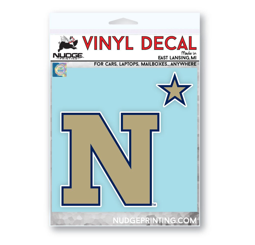 US Naval Academy Primary Logo Car Decal - Nudge Printing