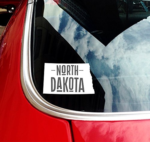 State of North Dakota Car Decal - Nudge Printing