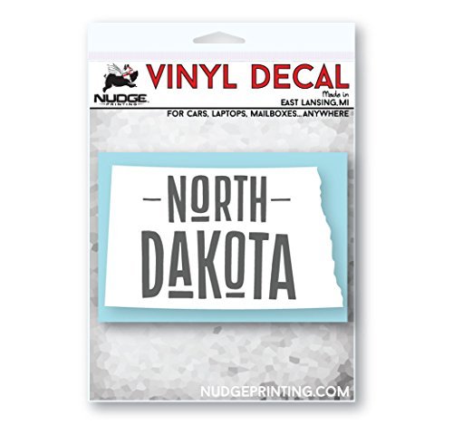 State of North Dakota Car Decal - Nudge Printing