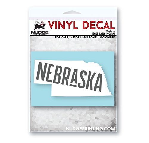 State of Nebraska Car Decal - Nudge Printing