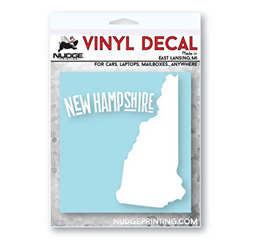 State of New Hampshire Car Decal - Nudge Printing