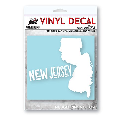 State of New Jersey Car Decal - Nudge Printing