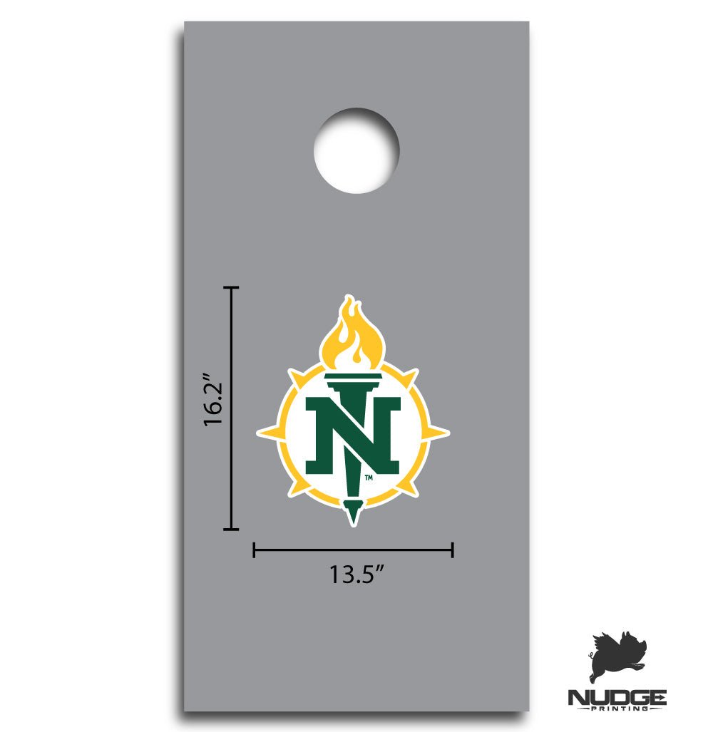 Northern Michigan University Wildcats Academic Cornhole Decal - Nudge Printing