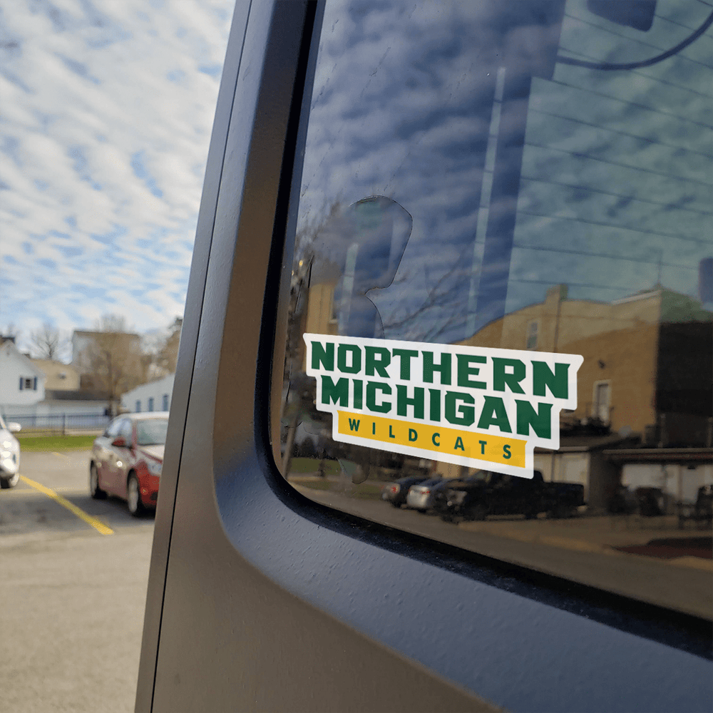 Northern Michigan University Wildcats Wordmark Car Decal