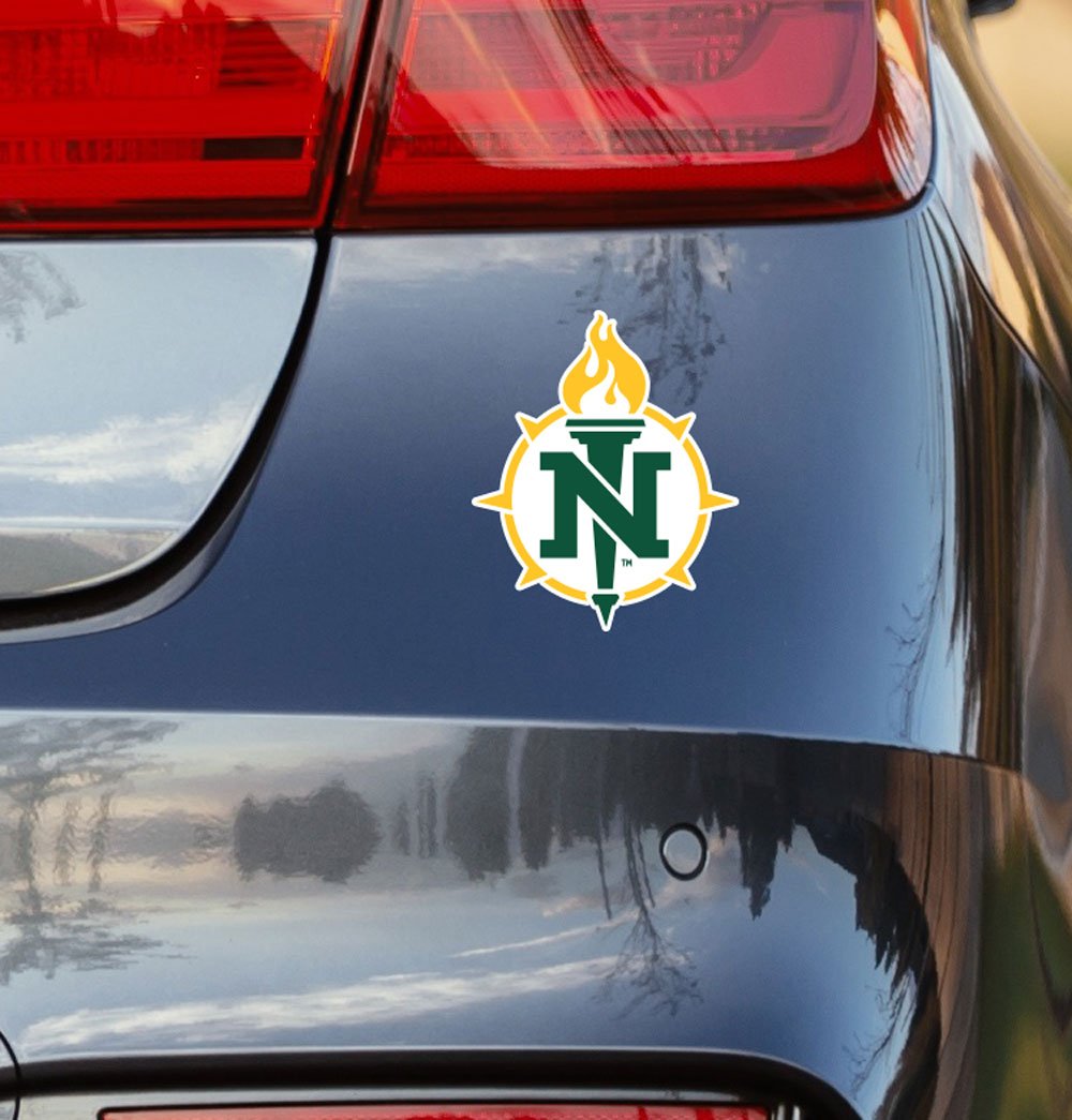 Northern Michigan Wildcats Block N Logo Car Decal - Nudge Printing