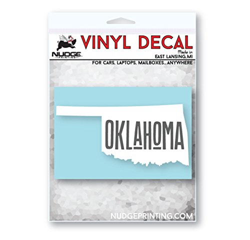 State of Oklahoma Car Decal - Nudge Printing