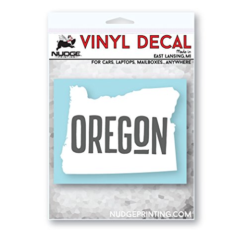 State of Oregon Car Decal - Nudge Printing