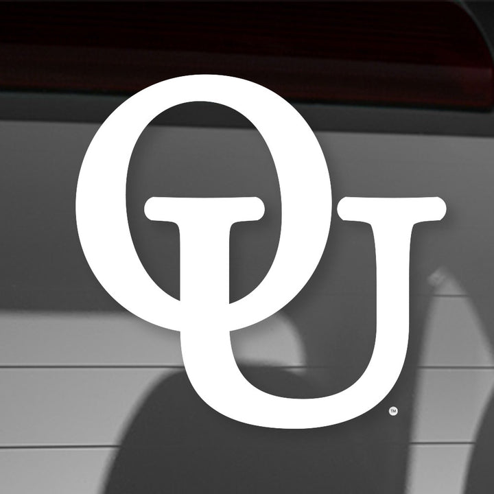 Oakland University Interlocking OU Logo Car Decal - Nudge Printing