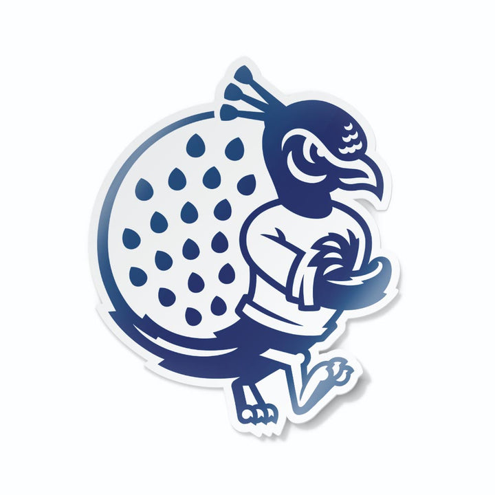 Saint Peters University Strutting Peacock Logo Car Sticker Decal