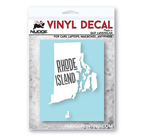 State of Rhode Island Car Decal - Nudge Printing