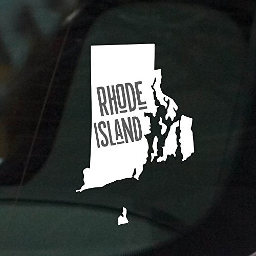 State of Rhode Island Car Decal - Nudge Printing