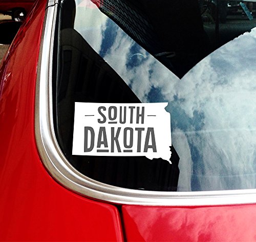 State of South Dakota Car Decal - Nudge Printing
