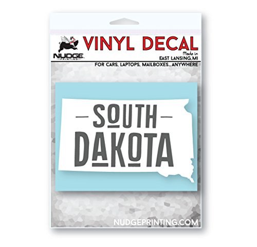 State of South Dakota Car Decal - Nudge Printing