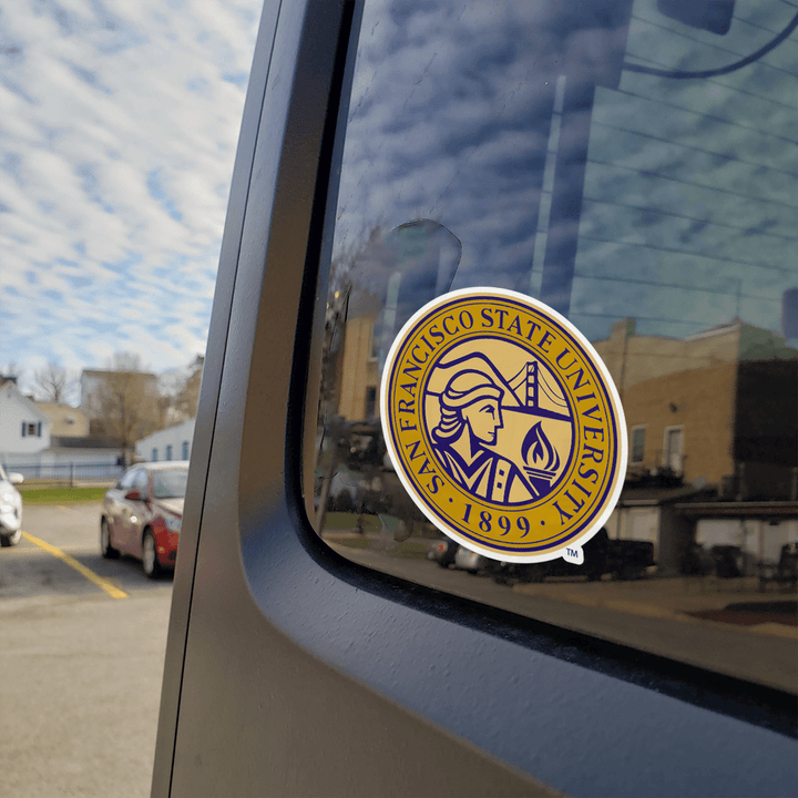 San Francisco State University Institutional Seal Logo Car Decal