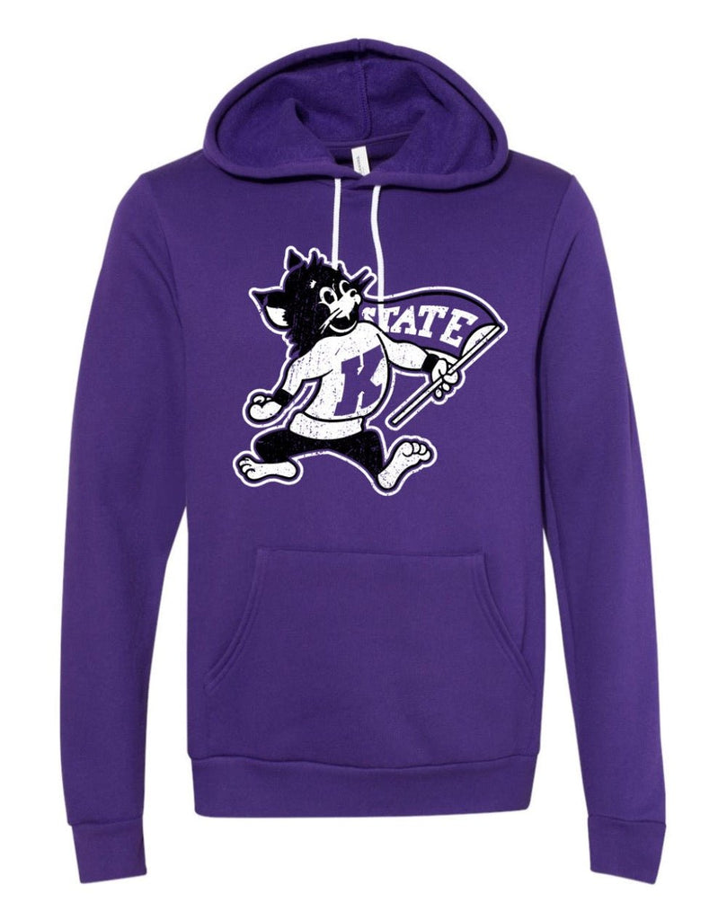 Kansas State Wildcats Powercat Logo T-Shirt - Officially Licensed, Eco-Friendly Black Unisex Tee For Game Day