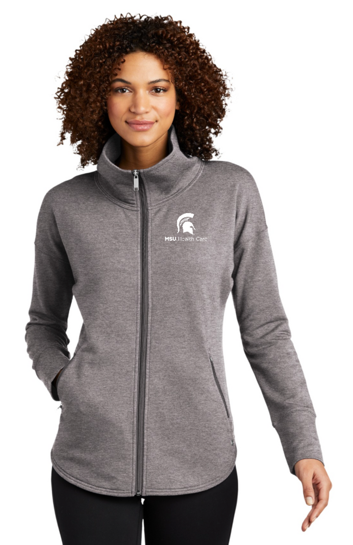 MSU Health Team - Grey OGIO Embroidered Women's Full Zip