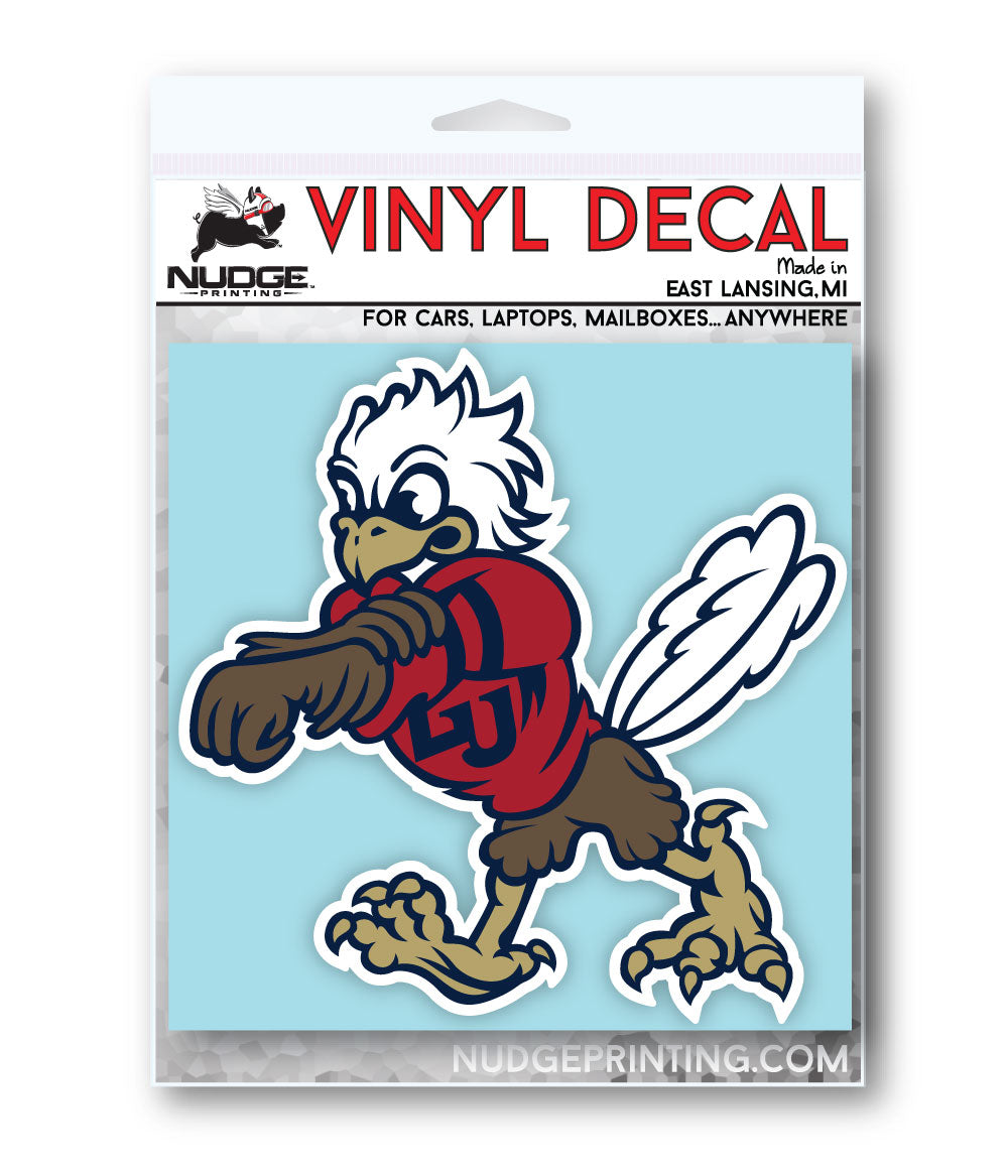 Liberty University Sparky Mascot Car Decal - Nudge Printing