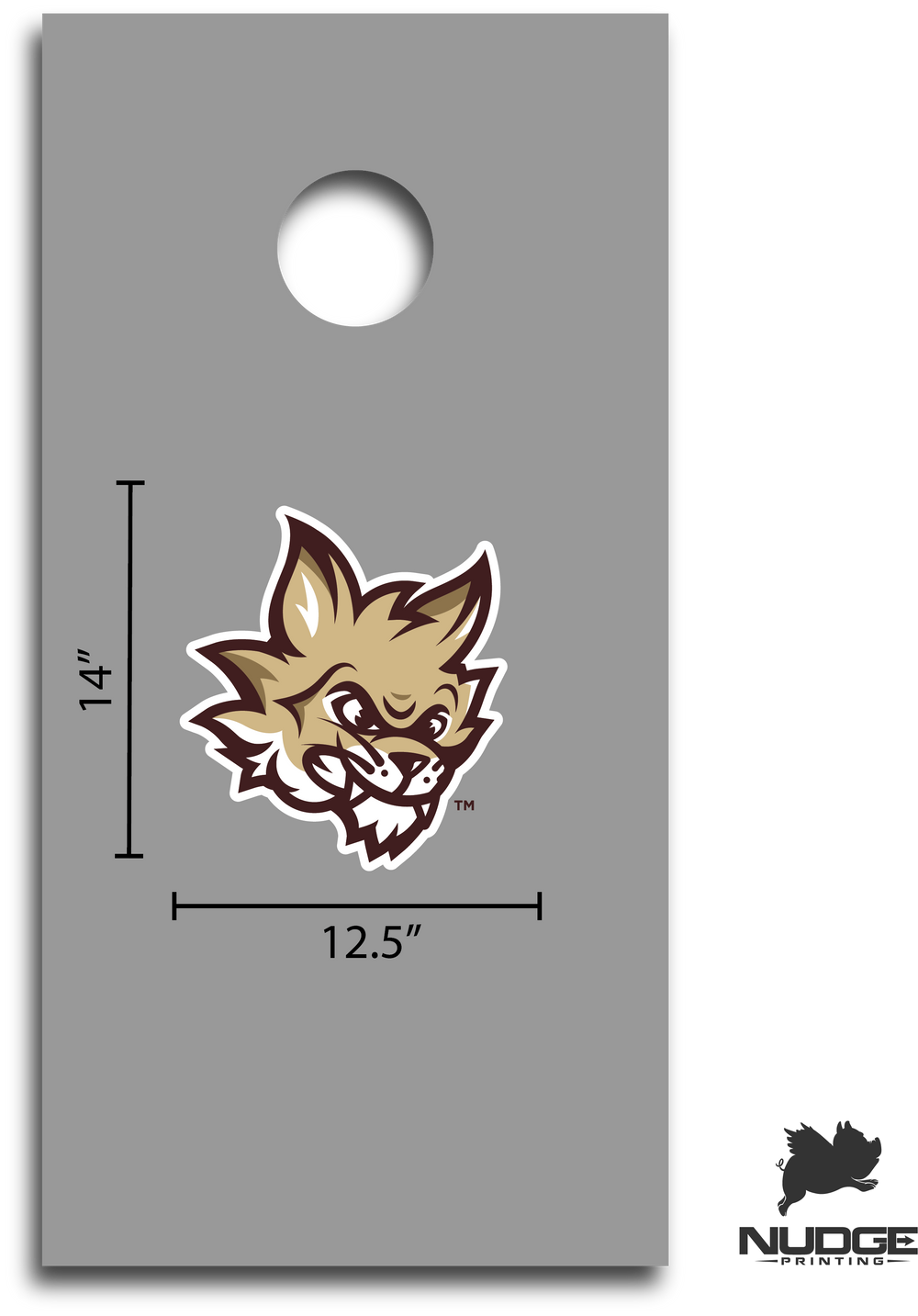 Phoenix Coyotes Mascot Sticker / Vinyl Decal