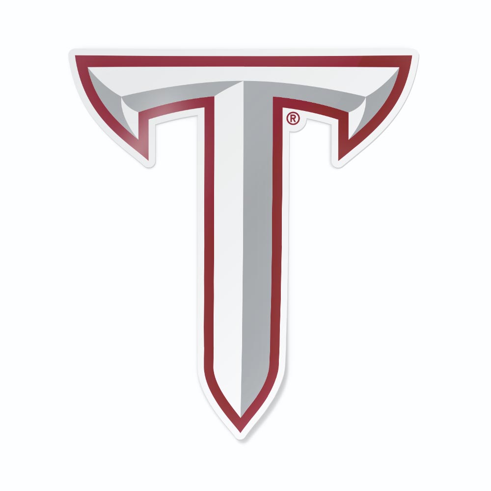 Troy University Sword T Primary Logo car decal bumper sticker - Nudge printing