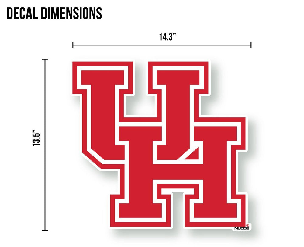 University of Houston UH Logo Cornhole Decal - Nudge Printing