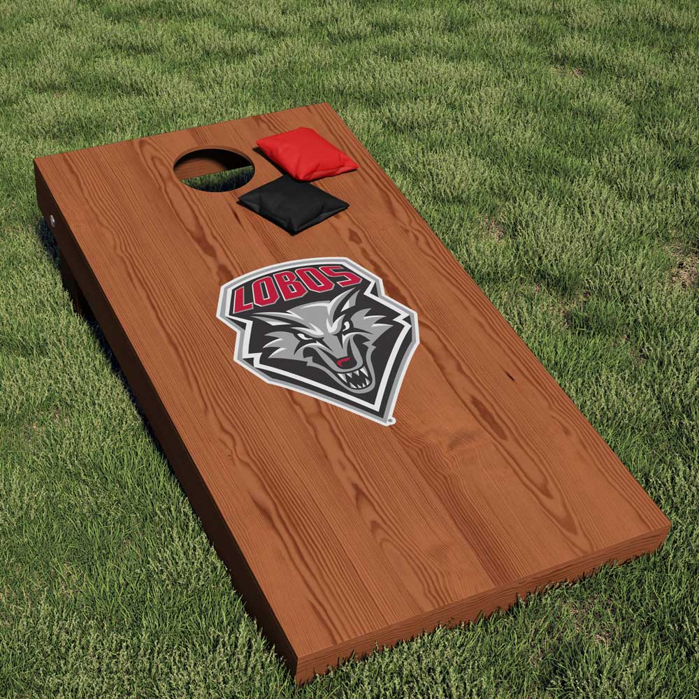 University of New Mexico Lobos Shield Logo Cornhole Decal