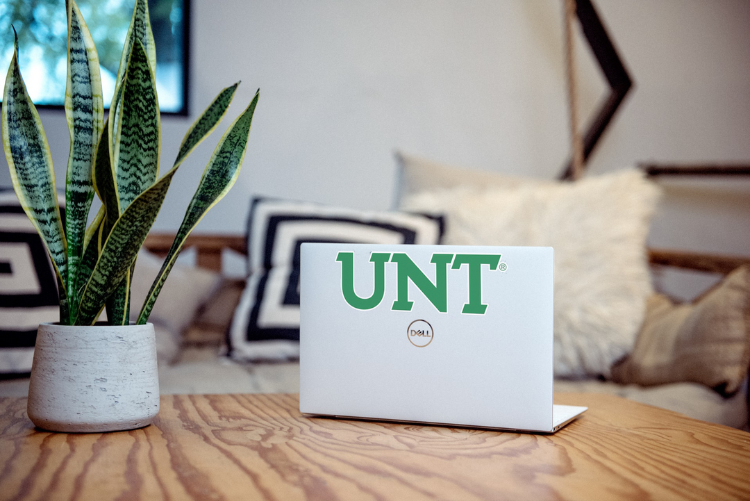 University of North Texas Mean Green UNT car decal bumper sticker - Nudge Printing