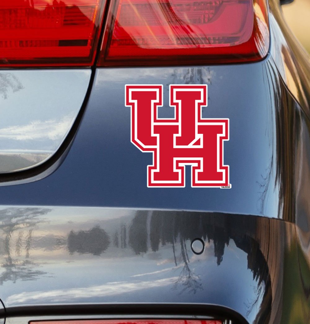 University of Houston UH Vinyl Car Decal Sticker - Nudge Printing